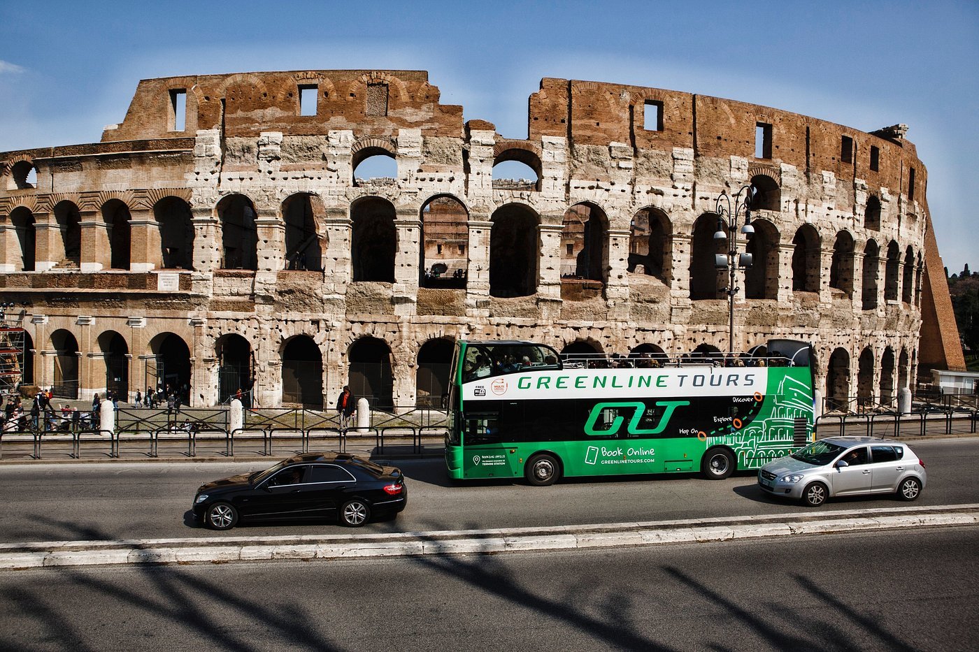 Green Line: Rome Hop-on Hop-off Bus Tour