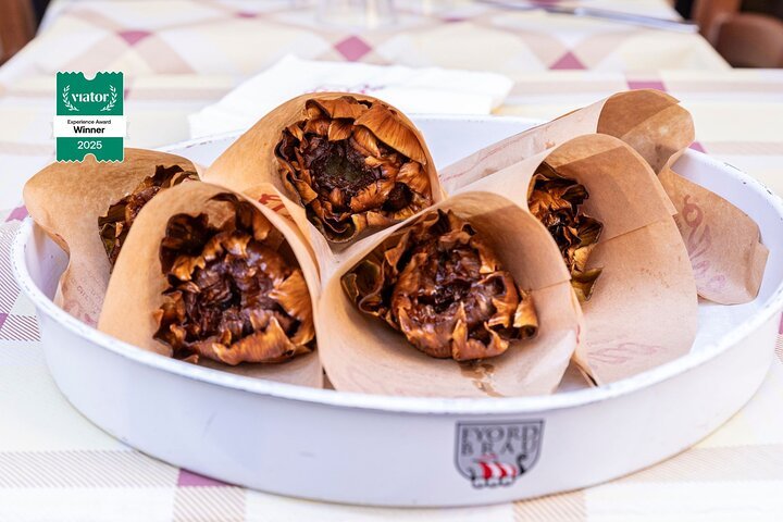 Twilight Food Tour in Trastevere