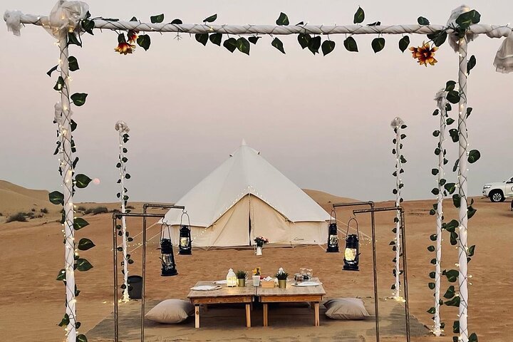 Arabian Glamping Adventure in Desert, Dubai